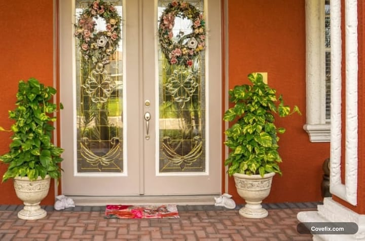 A replacement door sweep with rubber sealing blade