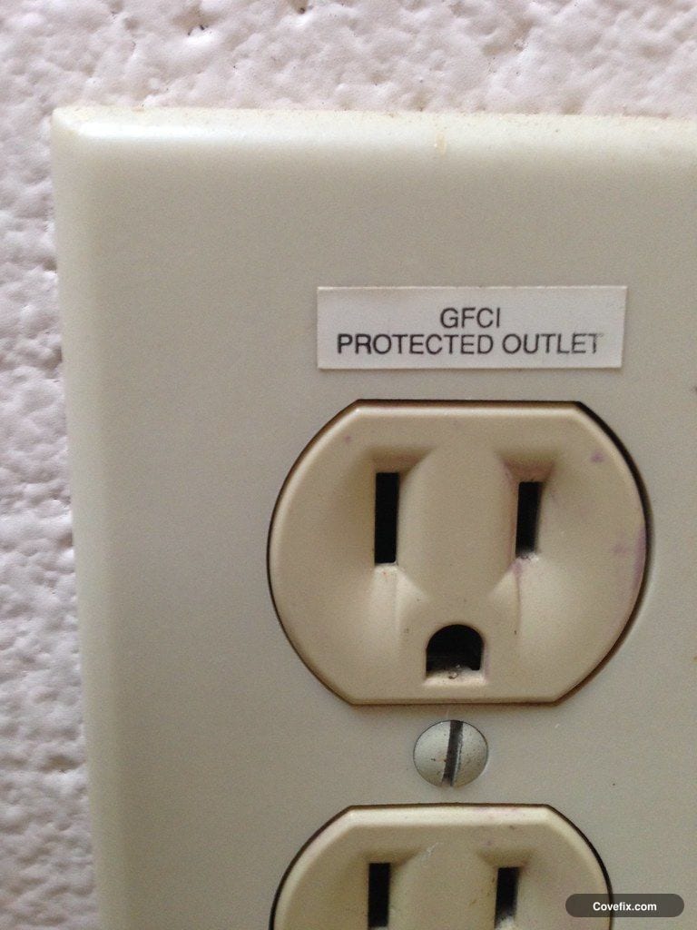 GFCI outlet in context